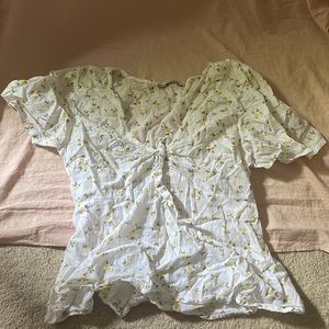 A babydoll lemon shirt